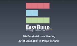 9th EasyBuild User Meeting